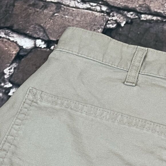 Vintage Carhartt Carpenter Canvas Shorts 34 Skater Workwear B144 Tan Khaki - Picture 14 of 14